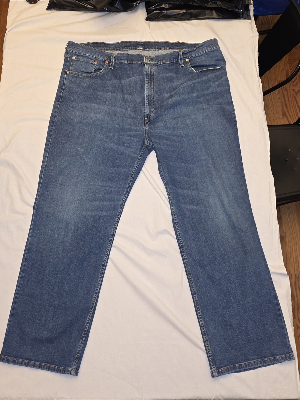 Levi's 559 Men's Relaxed Straight Fit Blue Denim Jeans sz 50x32